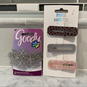 vs pink + goody barrettes